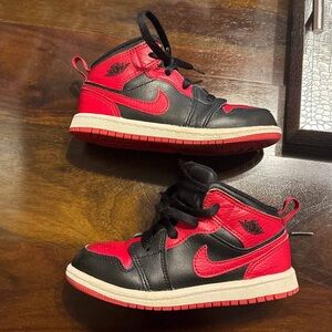 Nike Jordan 1 TD Bred Banned size 10C